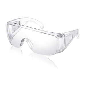 Safety Clear Frame Glasses with Side Shields