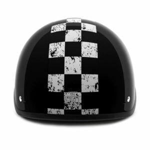 V5 Cruiser Solid Half Face Motorcycle Helmets Track / Gloss Black